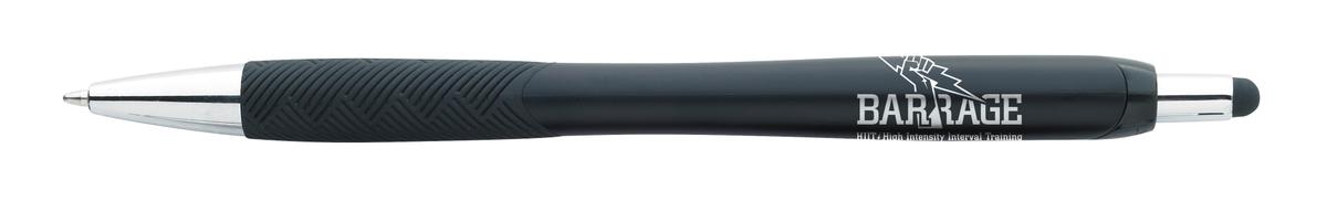 Metallic Pattern Grip Stylus Pen