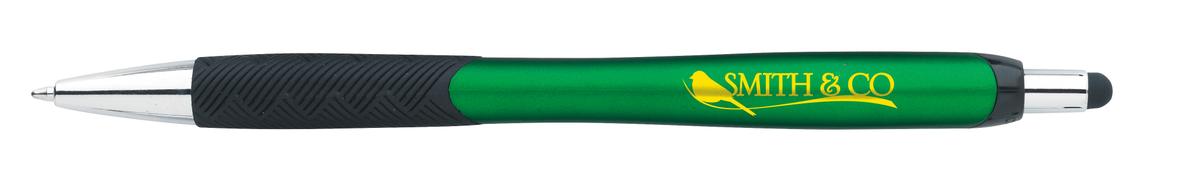 Metallic Pattern Grip Stylus Pen