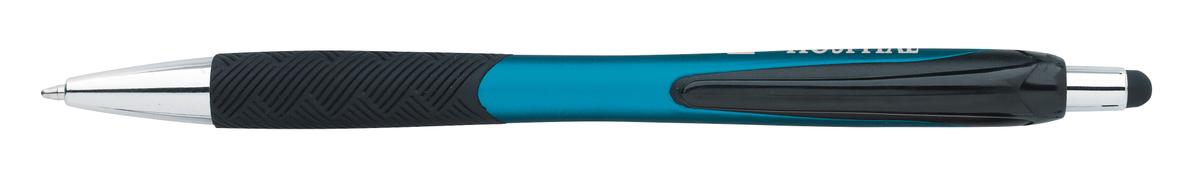 Metallic Pattern Grip Stylus Pen
