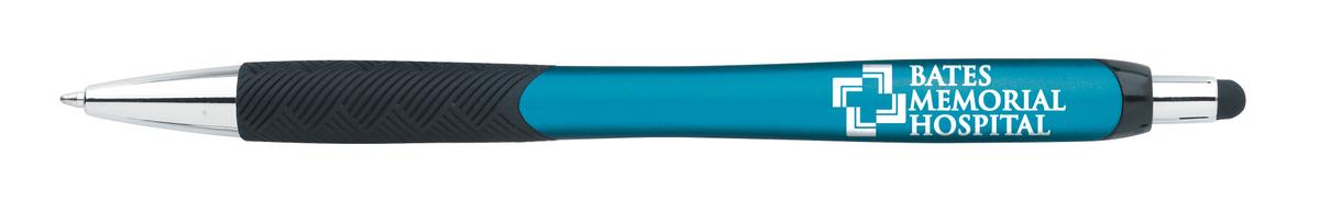 Metallic Pattern Grip Stylus Pen