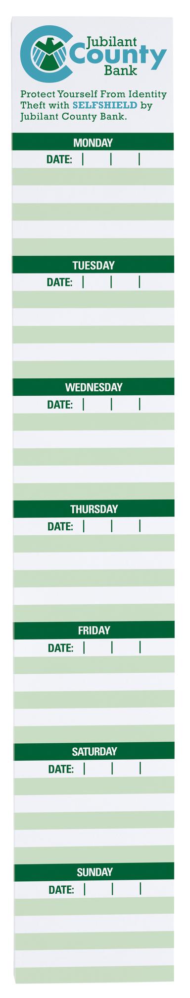 Souvenir® 12" x 2" Adhesive Notepad, 25 Sheet Pad