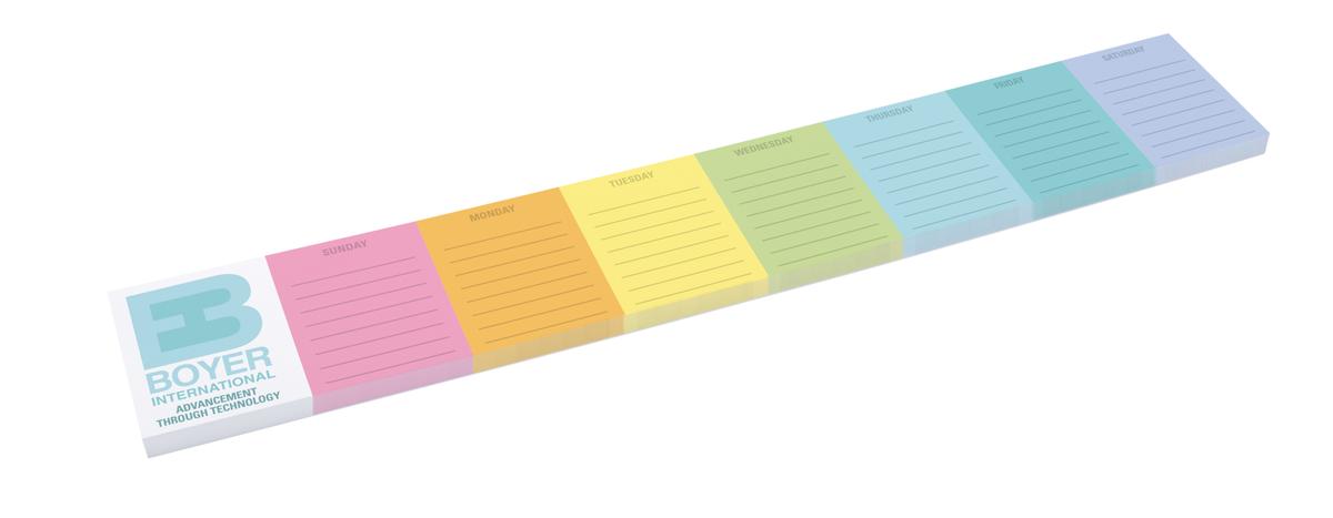 Souvenir® 12" x 2" Adhesive Notepad, 25 Sheet Pad