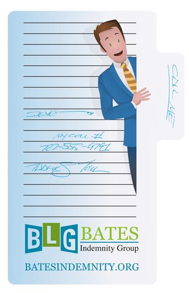 Souvenir® Memo Tab 6" x 4" Adhesive Notepad, 25 Sheet Pad