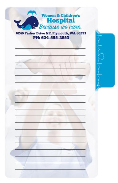 Souvenir® Memo Tab 6" x 4" Adhesive Notepad, 25 Sheet Pad