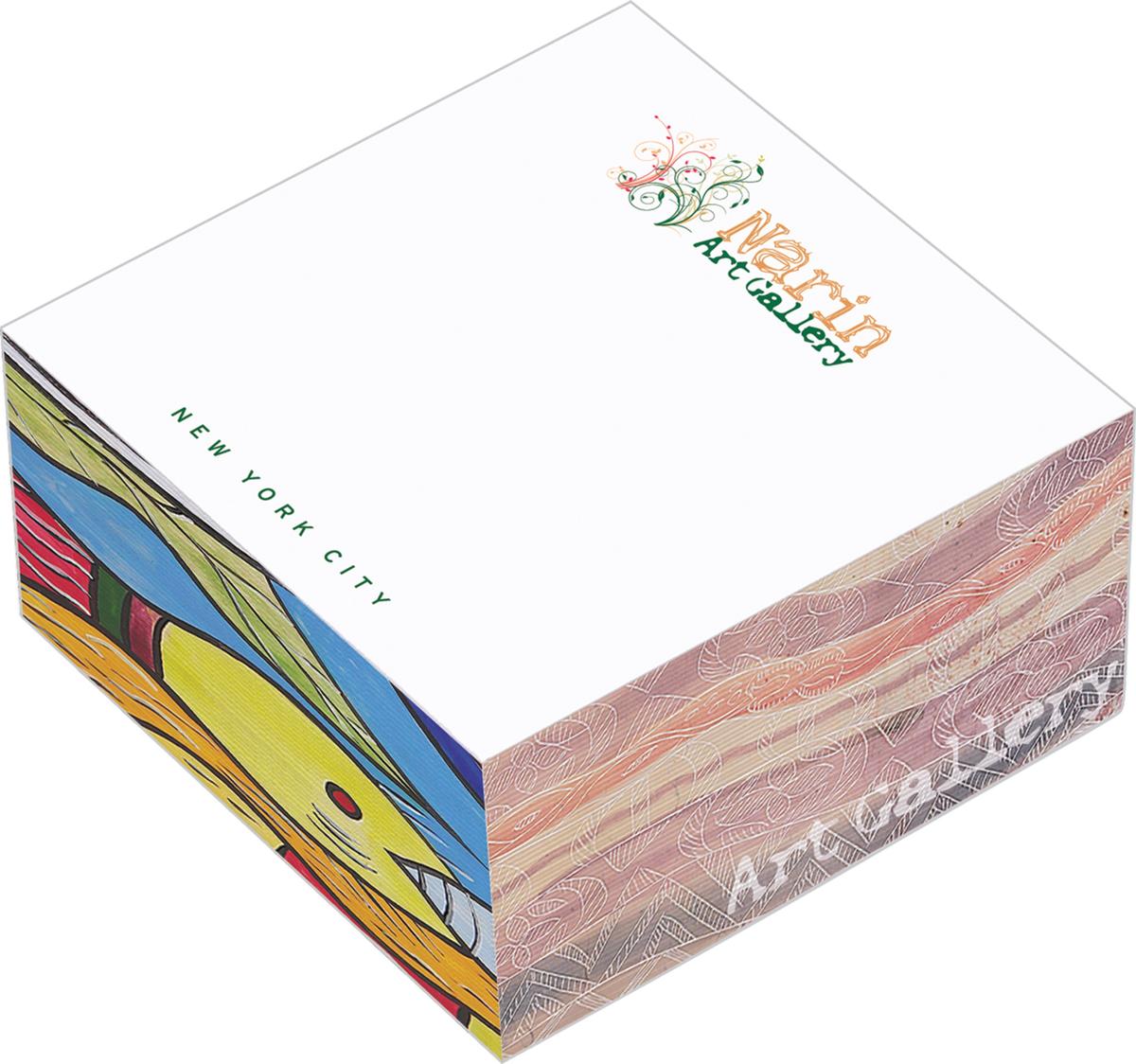 Souvenir® 3" x 3" x 1-1/2" Non-Adhesive Cube