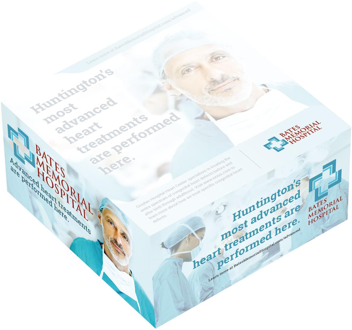 Souvenir® 3" x 3" x 1-1/2" Non-Adhesive Cube