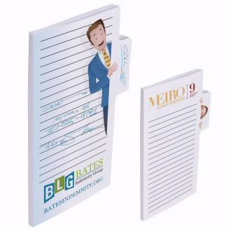 Souvenir® Memo Tabs 6" x 4" Adhesive Notepad, 50 Sheet Pad