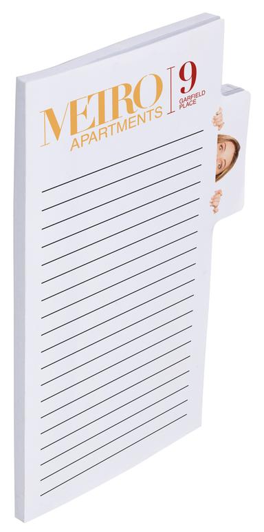 Souvenir® Memo Tabs 6" x 4" Adhesive Notepad, 50 Sheet Pad
