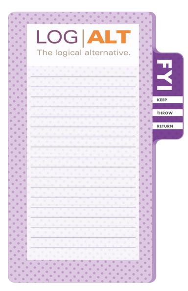 Souvenir® Memo Tabs 6" x 4" Adhesive Notepad, 50 Sheet Pad