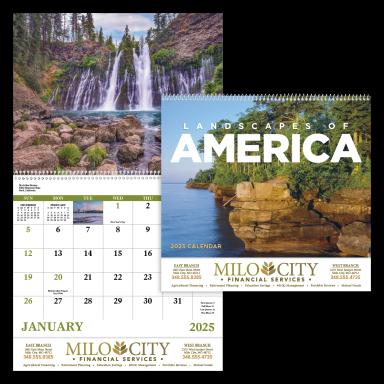 Landscapes of America English - Spiral