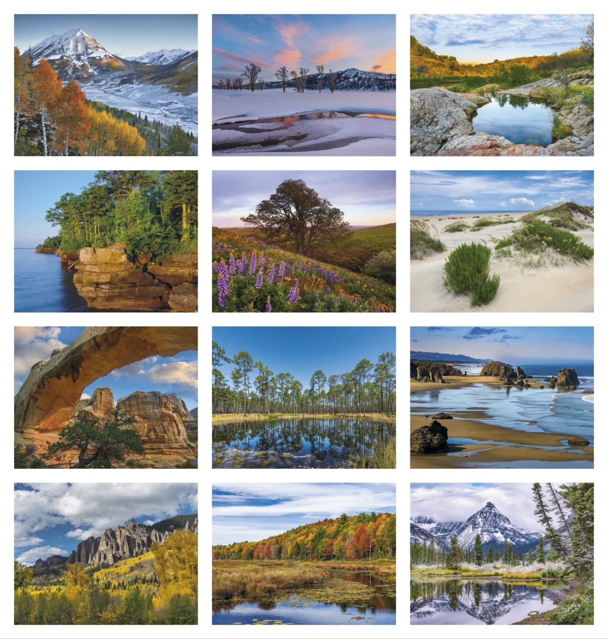 Landscapes of America English - Spiral