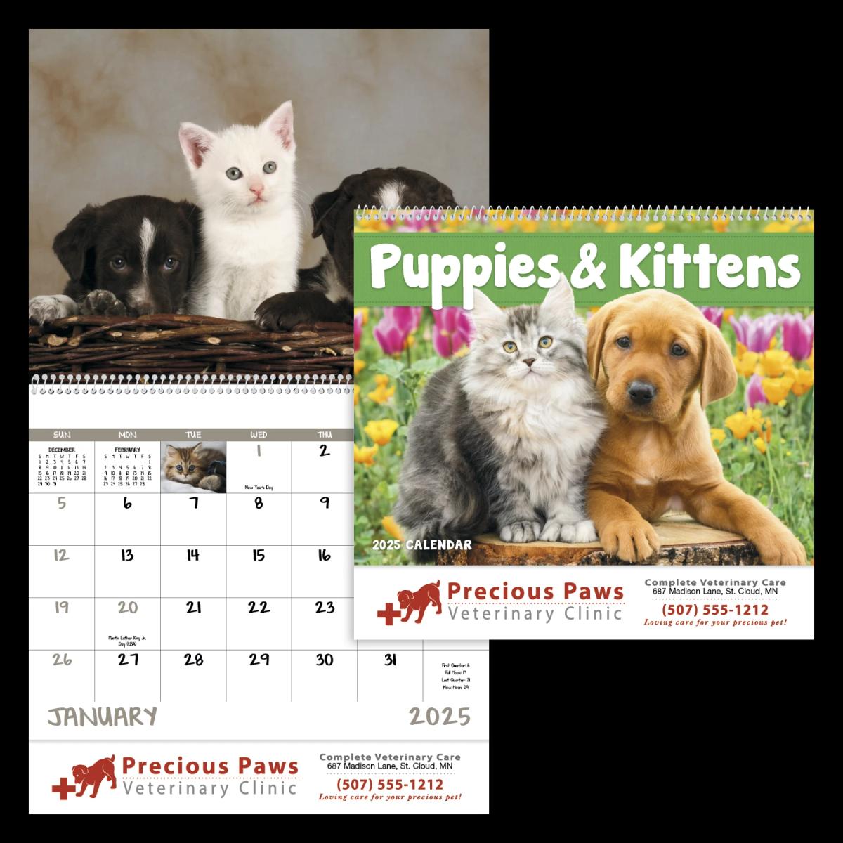 Puppies & Kittens - Spiral