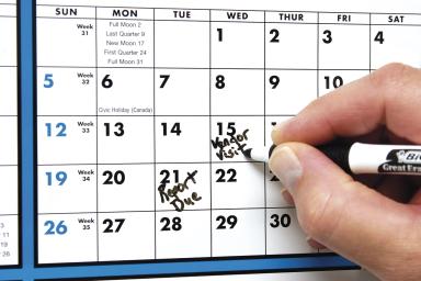 Span-A-Year  (Laminated with Marker)