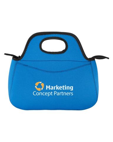 ZIPPERED NEOPRENE LUNCH TOTE
