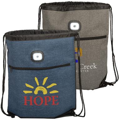 STRAND LED LIGHT DRAWSTRING BACKPACK