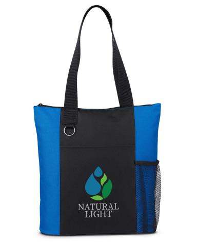 ESSENTIAL TRADE SHOW TOTE WITH ZIPPER CLOSURE