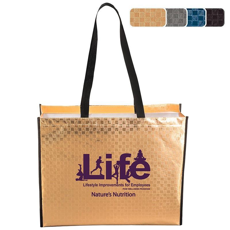 METALLIC EURO TOTE