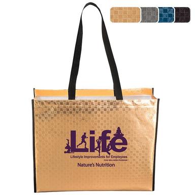METALLIC EURO TOTE