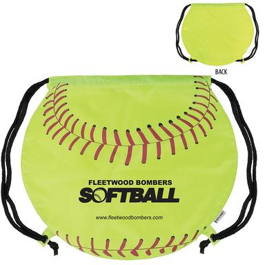 GAMETIME!® SOFTBALL DRAWSTRING BACKPACK