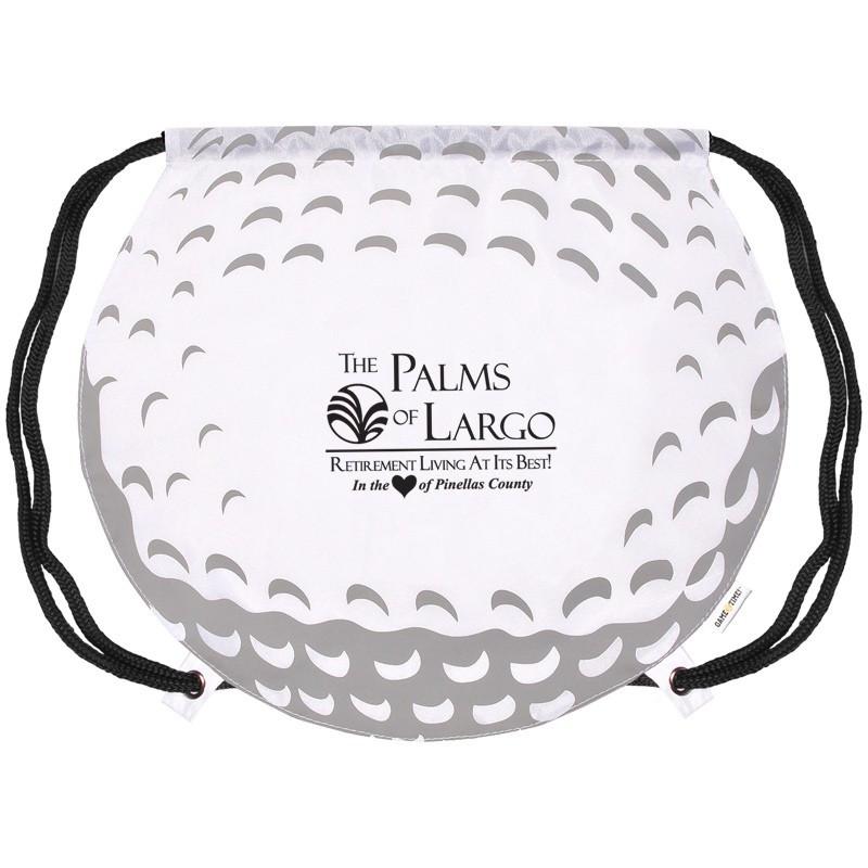 GAMETIME!® GOLF BALL DRAWSTRING BACKPACK