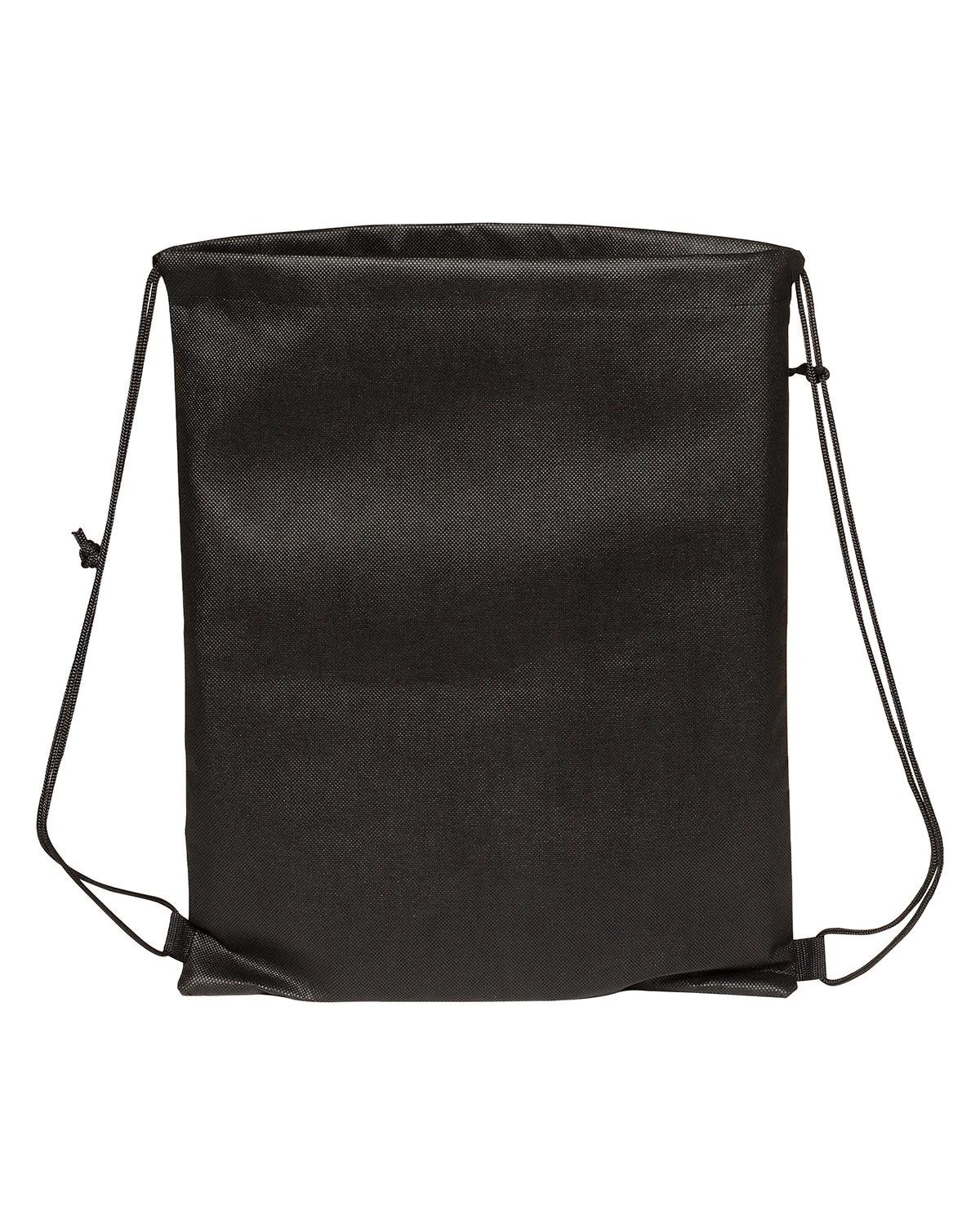 TONAL HEATHERED NON-WOVEN DRAWSTRING BACKPACK