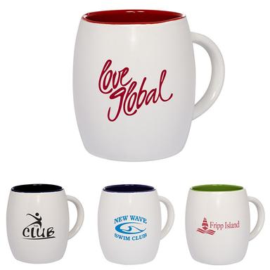 14 OZ. MORNING SHOW BARREL MUG