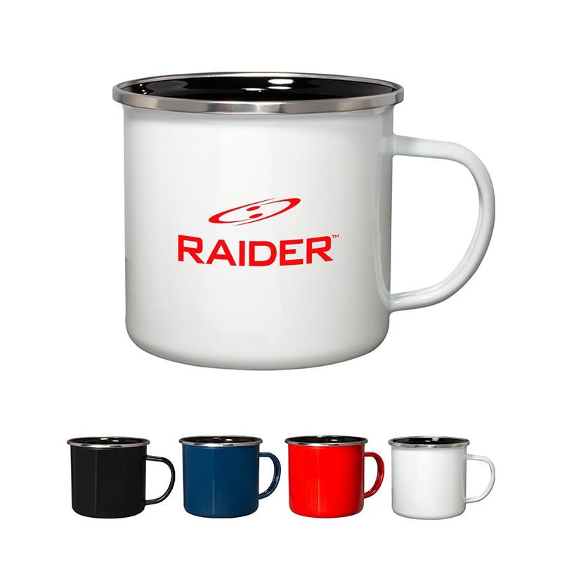 16.9 OZ IRON & STAINLESS STEEL LOG CABIN MUG
