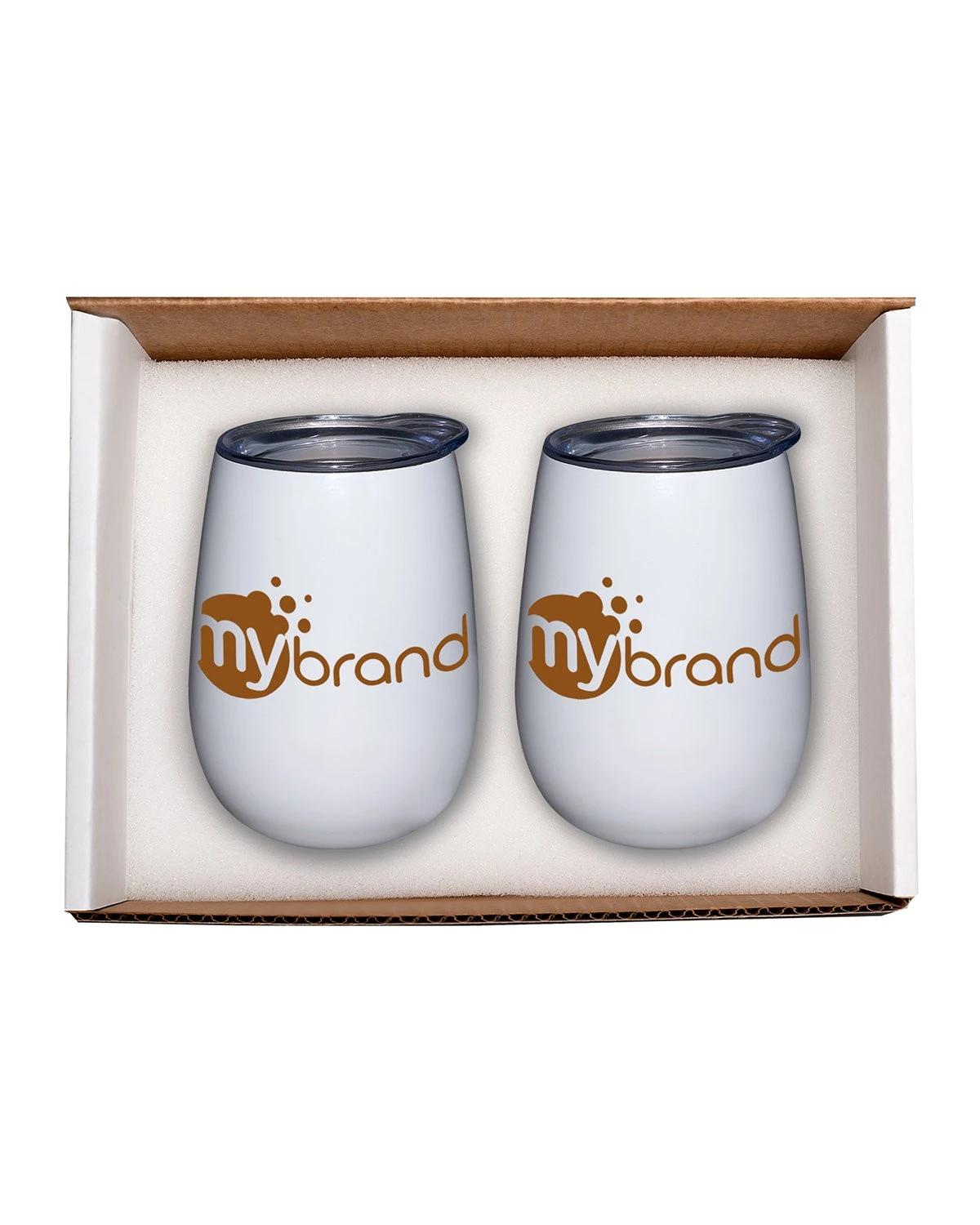 DUO VACUUM STEMLESS WINE TUMBLER GIFT SET