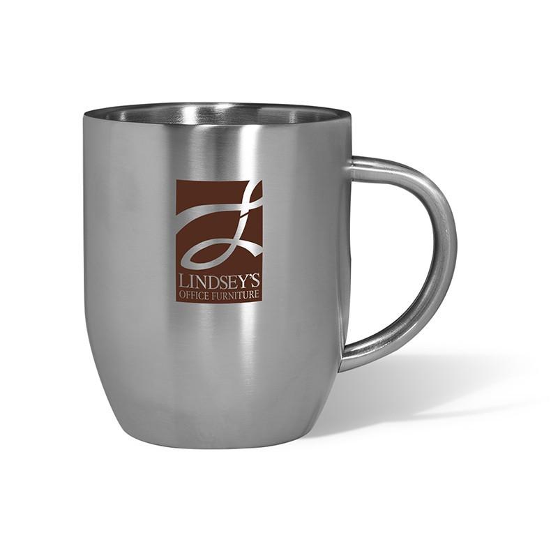 12 OZ. DOUBLE WALL STAINLESS STEEL COFFEE MUG