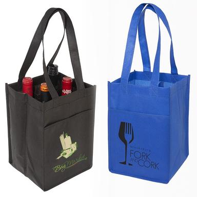 4-BOTTLE WINE TOTE