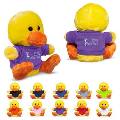 7" PLUSH DUCK WITH T-SHIRT