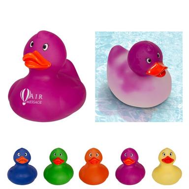 COLOR CHANGING RUBBER DUCK