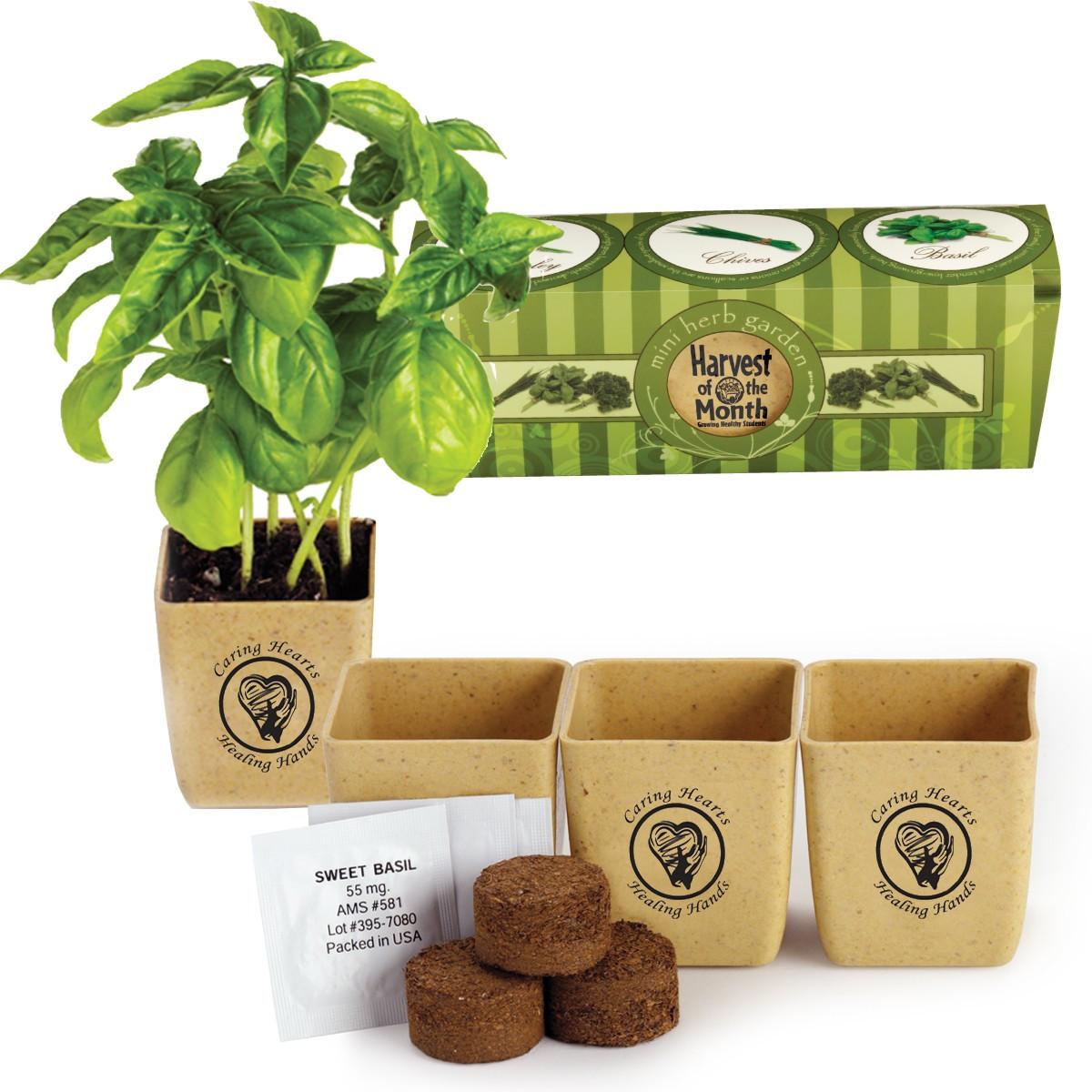 GROWPOT ECO-PLANTER HERB 3-PACK