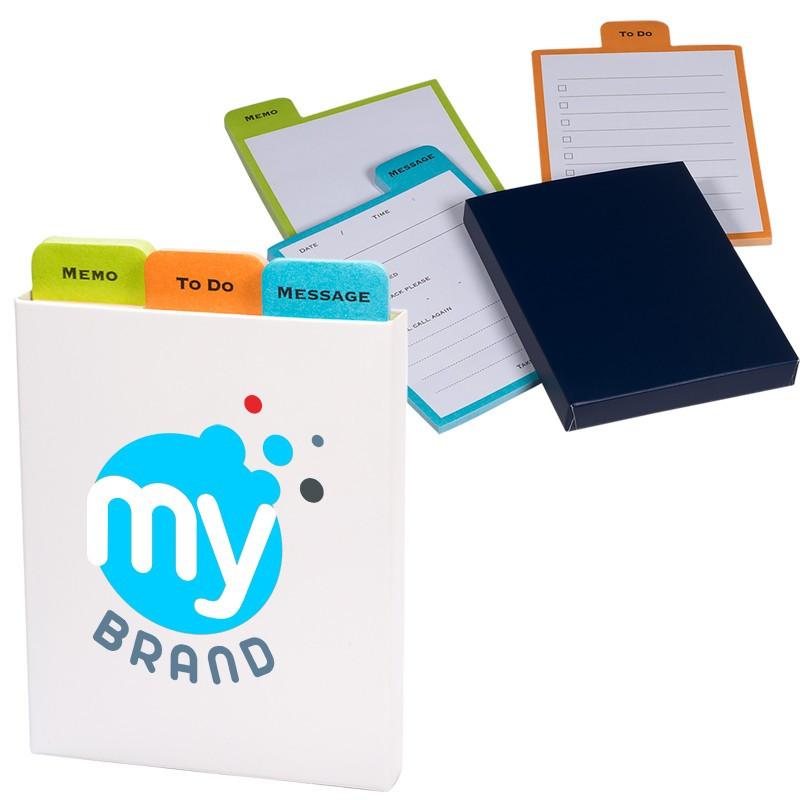 THREE MESSAGE STICKY PAD SET