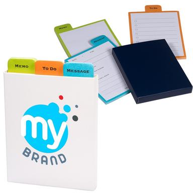 THREE MESSAGE STICKY PAD SET