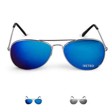 MIRRORED AVIATOR SUNGLASSES
