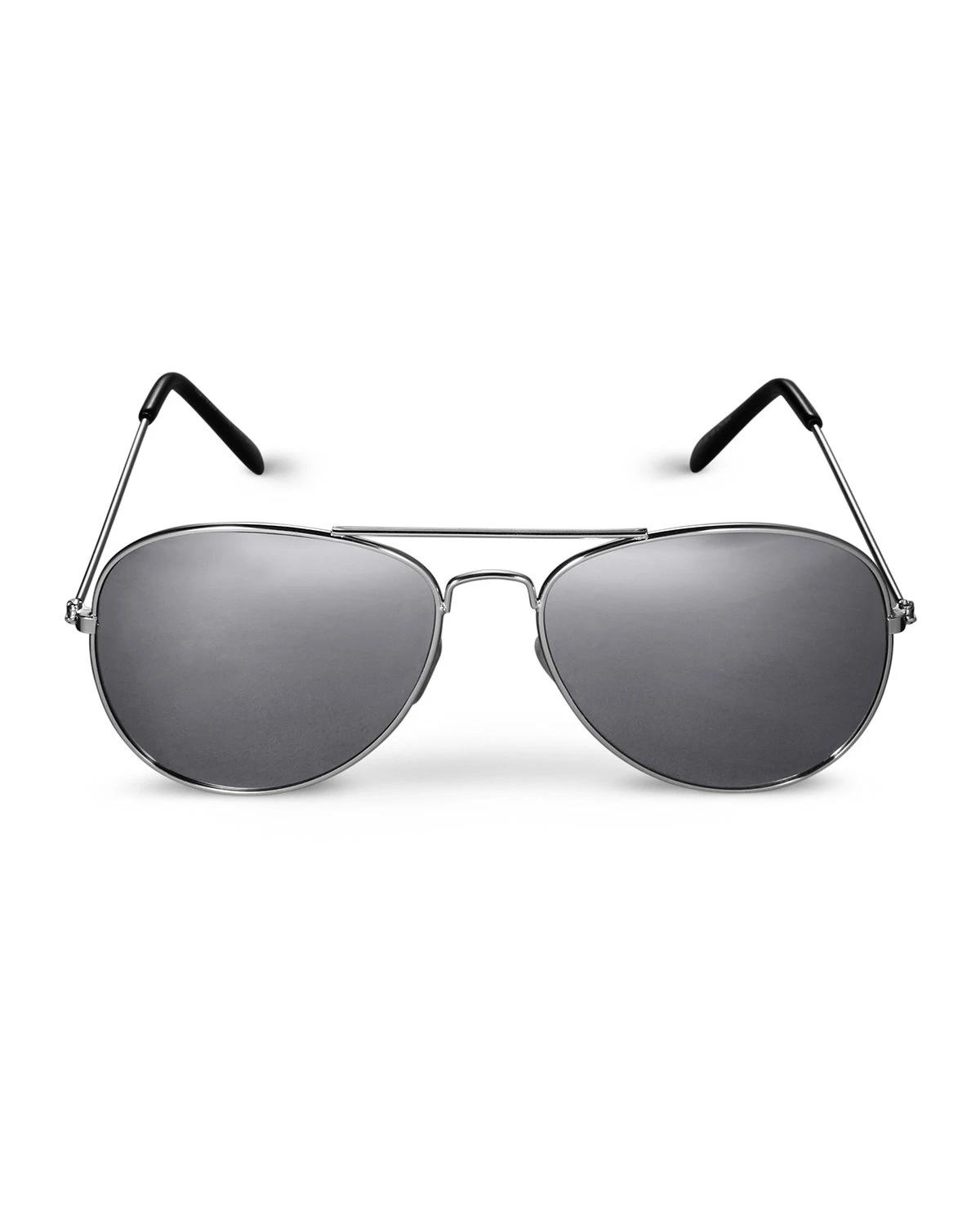 MIRRORED AVIATOR SUNGLASSES
