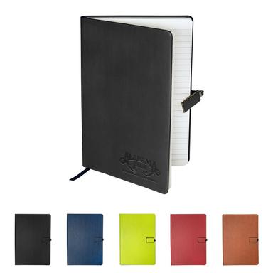 TUSCANY™ JOURNAL WITH MAGNETIC BADGE CLOSURE