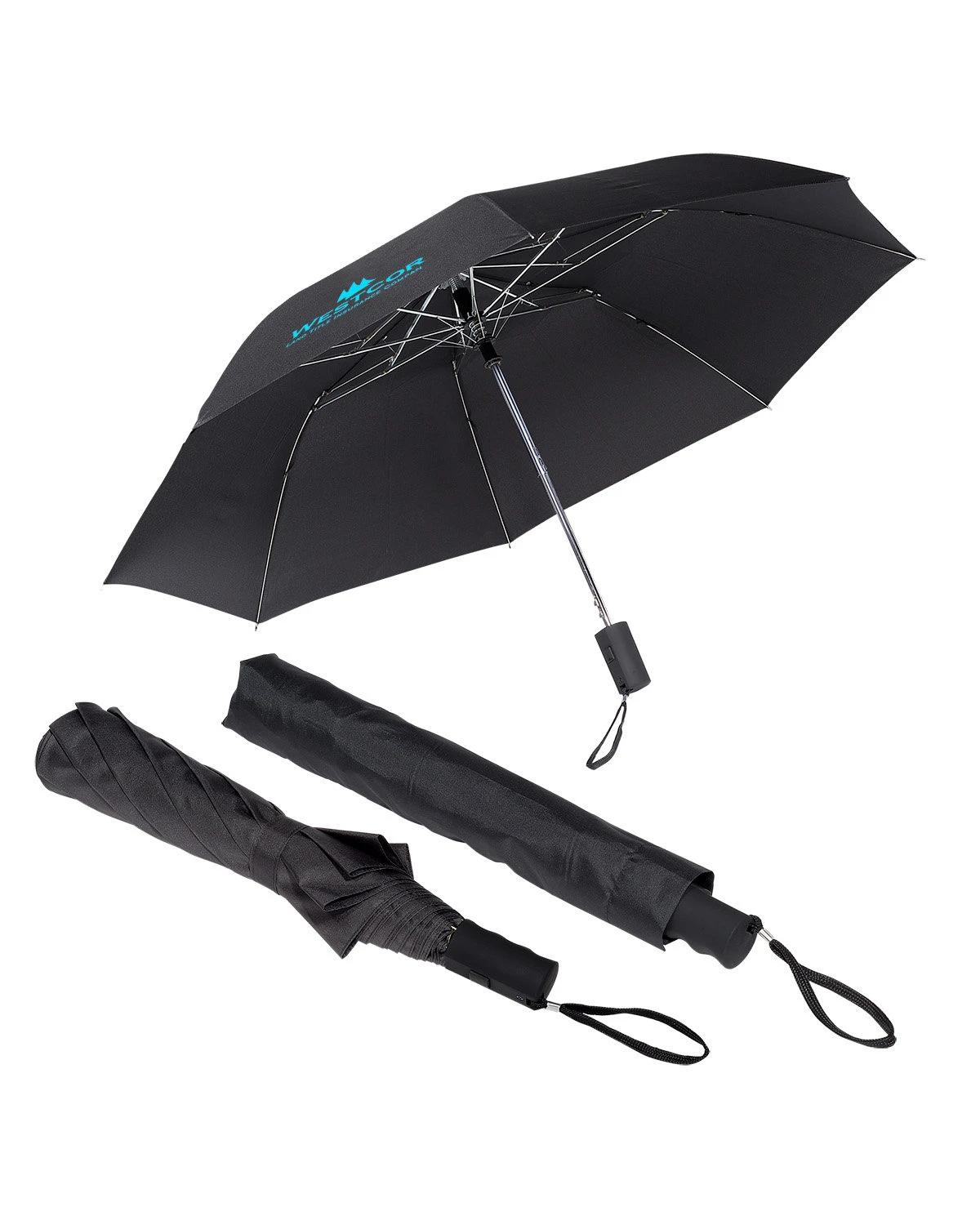 44" VENTED AUTO OPEN FOLDING UMBRELLA
