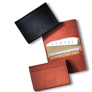 FIRE ISLAND BUSINESS CARD CASE (SUEDED FULL-GRAIN LEATHER)