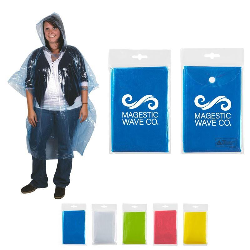 DISPOSABLE RAIN PONCHO