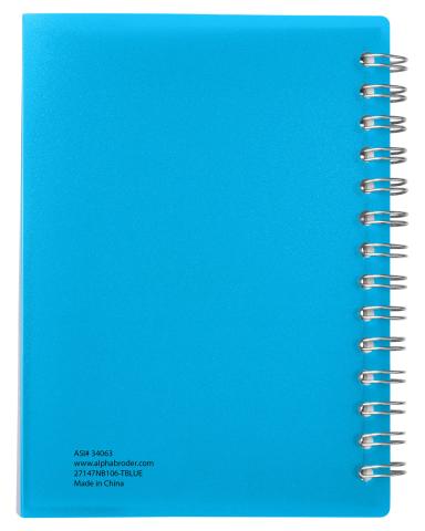 MEDIUM SPIRAL CURVE NOTEBOOK