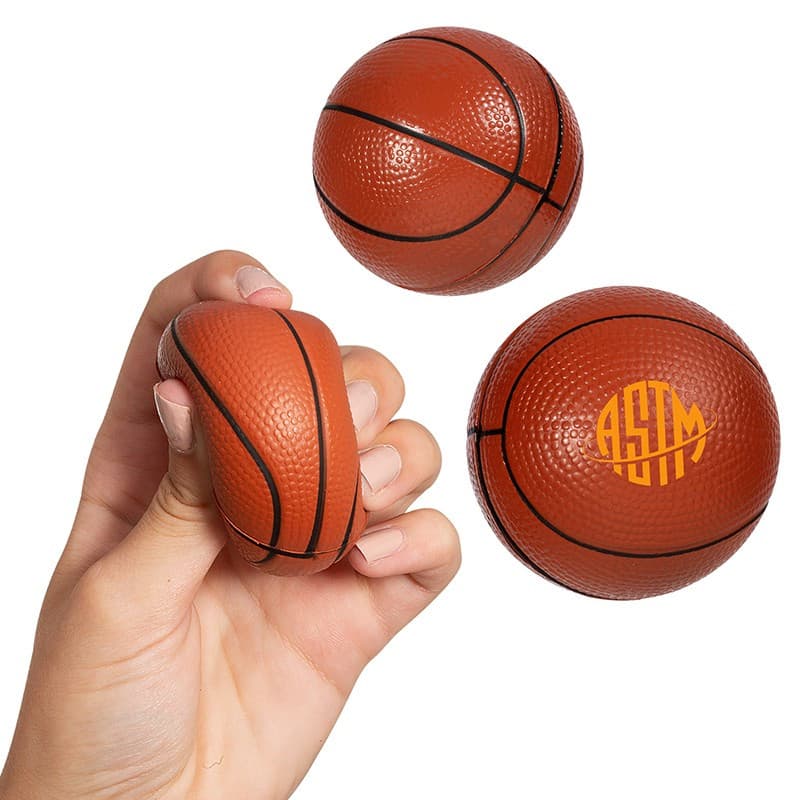 BASKETBALL SUPER SQUISH STRESS RELIEVER