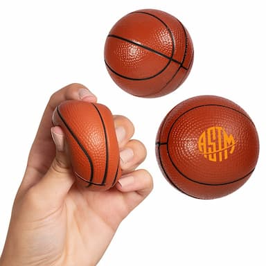 BASKETBALL SUPER SQUISH STRESS RELIEVER