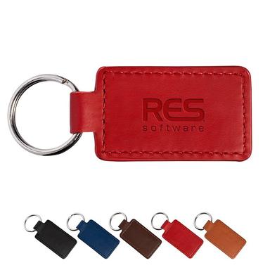 TUSCANY™ PU LEATHER RECTANGLE KEY RING