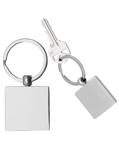 SQUARE METAL KEY CHAIN
