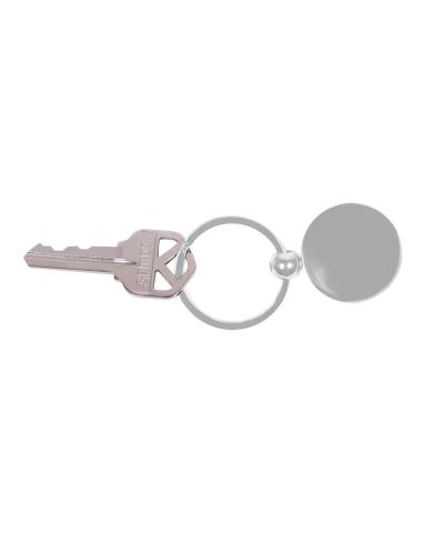 ROUND METAL KEY CHAIN