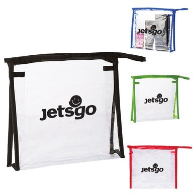 QUART SIZE PVC TRAVEL AMENITIES CASE