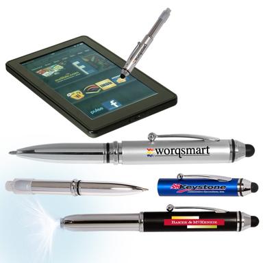 PEN LIGHT/STYLUS FOR TOUCHSCREEN DEVICES