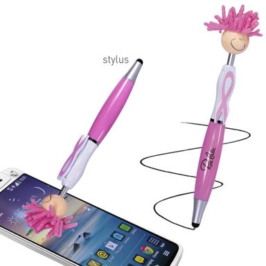AWARENESS MOPTOPPERS® SCREEN CLEANER WITH STYLUS PEN